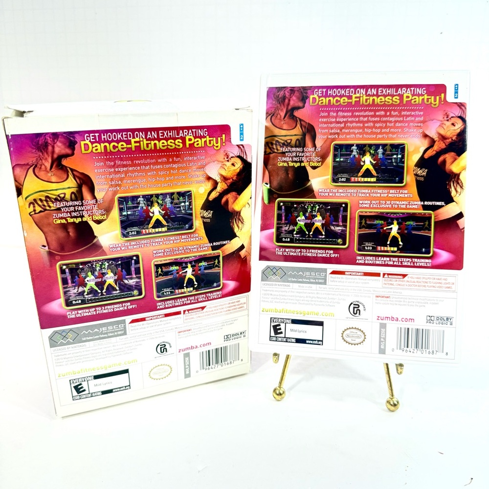 Zumba Fitness Join The Party Wii Game with Belt Exercise NWT - Picture 3 of 4